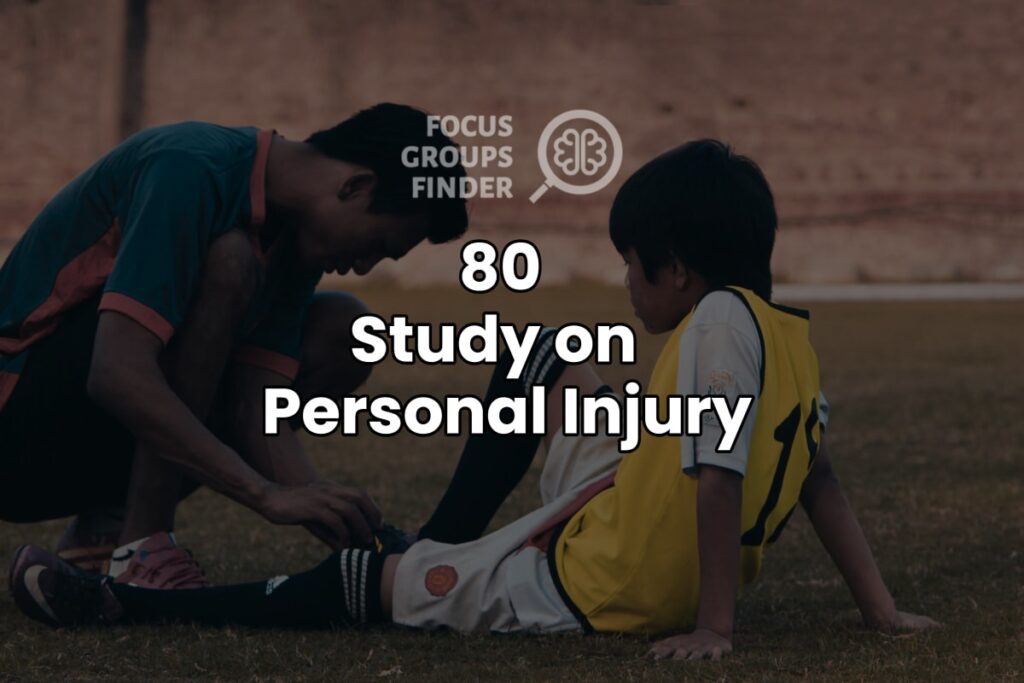 Paid Online Focus Group On Personal Injury ($80)